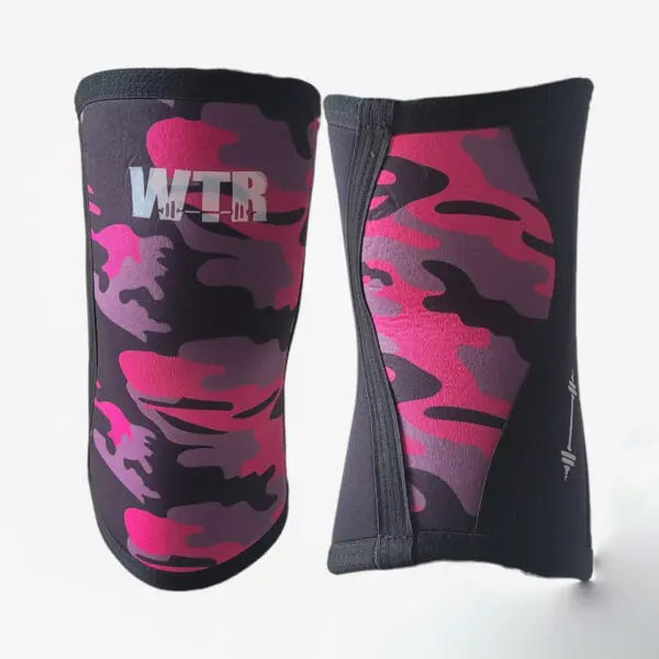 Rodilleras Neopreno 7mm WTR- CAMO FUCSIA - Imagen 3