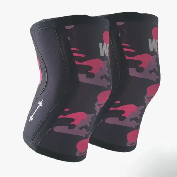 Rodilleras Neopreno 7mm WTR- CAMO FUCSIA - Imagen 2