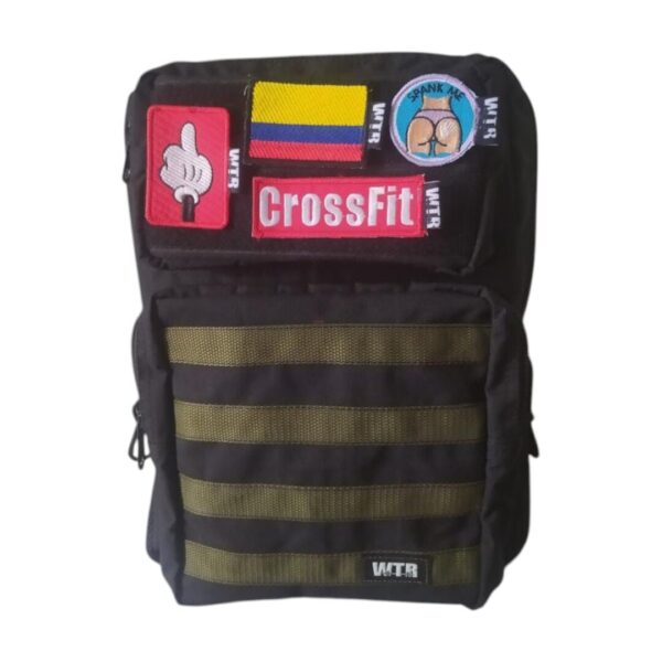 Morral Táctico WTR 3.0 - NEGRO/VERDE MILITAR - Imagen 4