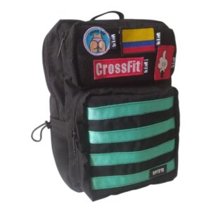 Morral Táctico WTR 3.0 - NEGRO/VERDE AQUA