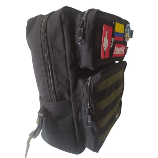 Morral Táctico WTR 3.0 - NEGRO/VERDE MILITAR - Imagen 2
